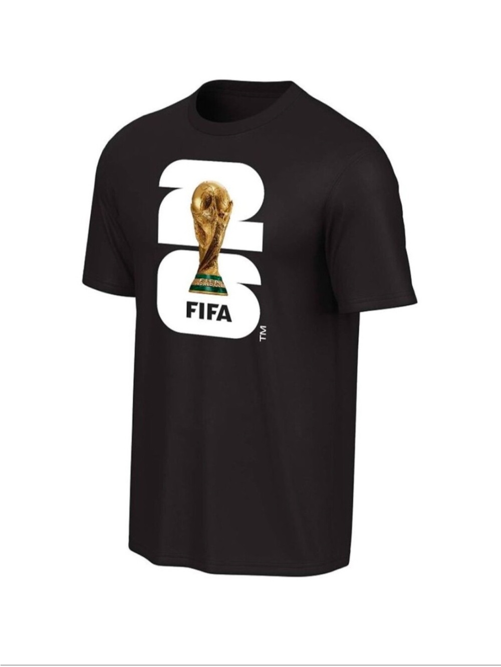 NWT UNISEX Black FIFA Trophy Graphic Tee SIZE M
